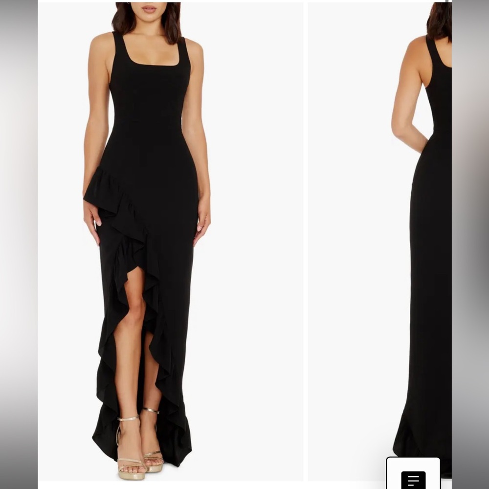 Dress the Population Black High Low Dress